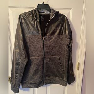 Men’s Gray adidas climawarm jacket. Size M